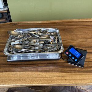 Large Assorted Vintage Silver Plated Cutlery Lot ( Unpolished ) 3 Kg's